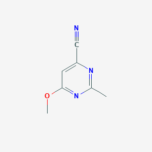 6-Methoxy-2-methylpyrimidine-4-carbonitrile