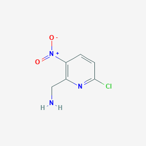 (6-Chloro-3-nitropyridin-2-yl)methanamine