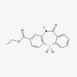 Ethyl11-oxo-10,11-dihydrodibenzo[b,f][1,4]thiazepine-8-carboxylate5,5-dioxide