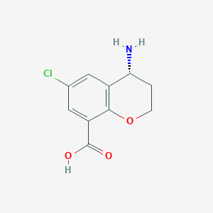 (R)-4-amino-6-chlorochromane-8-carboxylicacidhydrochloride