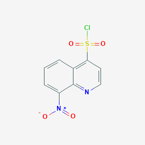 8-Nitroquinoline-4-sulfonylchloride