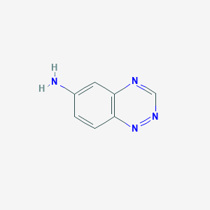 molecular formula C7H6N4 B13116868 1,2,4-Benzotriazin-6-amine CAS No. 96461-65-3