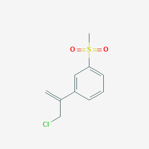 1-(3-Chloroprop-1-en-2-yl)-3-methanesulfonylbenzene