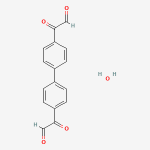 2,2'-([1,1'-Biphenyl]-4,4'-diyl)bis(2-oxoacetaldehyde) hydrate