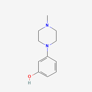 molecular formula C11H16N2O B1311691 3-(4-甲基哌嗪-1-基)苯酚 CAS No. 177489-10-0