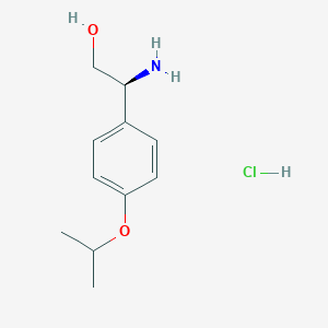 (S)-2-Amino-2-(4-isopropoxyphenyl)ethan-1-ol hydrochloride