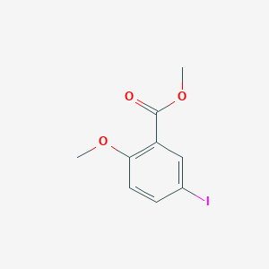 molecular formula C9H9IO3 B1311692 5-碘-2-甲氧基苯甲酸甲酯 CAS No. 40757-09-3