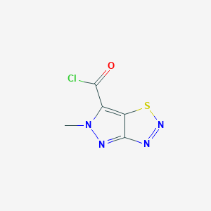 5-Methyl-5H-pyrazolo[3,4-d][1,2,3]thiadiazole-6-carbonyl chloride