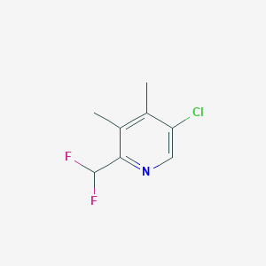 5-Chloro-2-(difluoromethyl)-3,4-dimethylpyridine