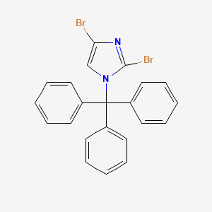 B1311697 2,4-Dibromo-1-trityl-1H-imidazole CAS No. 871269-06-6