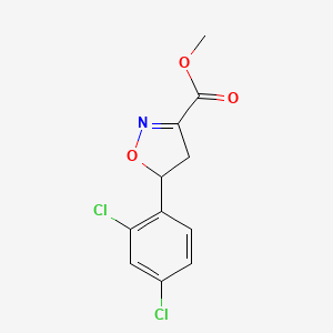 Methyl 5-(2,4-dichlorophenyl)-4,5-dihydroisoxazole-3-carboxylate