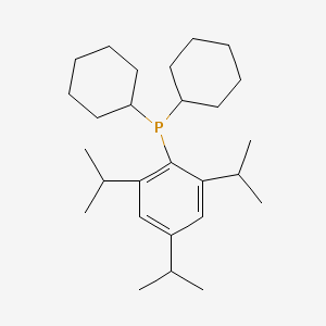 molecular formula C27H45P B1311707 二环己基(2,4,6-三异丙基苯基)膦 CAS No. 303111-96-8