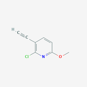 2-Chloro-3-ethynyl-6-methoxypyridine