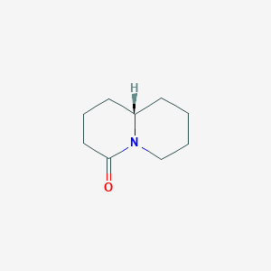 molecular formula C9H15NO B13117095 (S)-Hexahydro-1H-quinolizin-4(6H)-one 