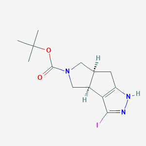 tert-butyl (1S,8S)-3-iodo-4,5,10-triazatricyclo[6.3.0.02,6]undeca-2(6),3-diene-10-carboxylate