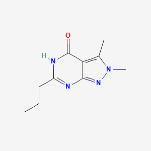 molecular formula C10H14N4O B13117161 2,3-Dimethyl-6-propyl-2H-pyrazolo[3,4-d]pyrimidin-4-ol 