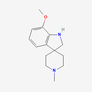 7-Methoxy-1'-methylspiro[indoline-3,4'-piperidine]