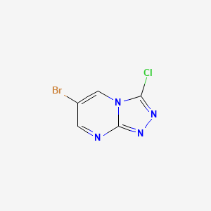 6-Bromo-3-chloro-[1,2,4]triazolo[4,3-a]pyrimidine