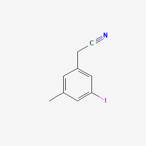 2-(3-Iodo-5-methylphenyl)acetonitrile