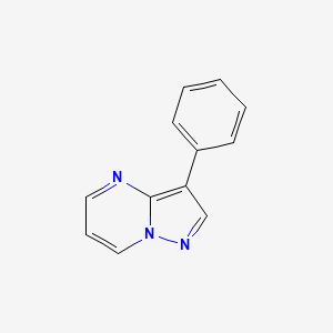 molecular formula C12H9N3 B1311722 3-苯基吡唑并[1,5-a]嘧啶 CAS No. 394208-27-6