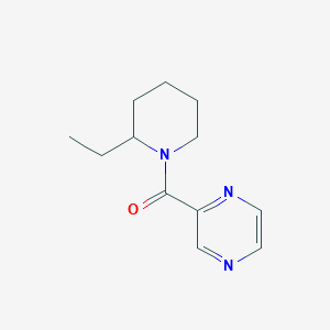 molecular formula C12H17N3O B13117242 (2-Ethyl-1-piperidinyl)(2-pyrazinyl)methanone 