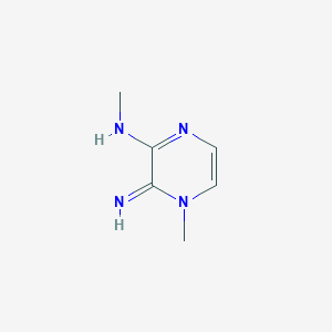 3-Imino-N,4-dimethyl-3,4-dihydropyrazin-2-amine