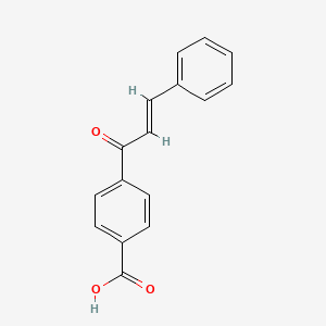 molecular formula C16H12O3 B1311726 4-(3-苯基丙-2-烯酰)苯甲酸 CAS No. 20118-35-8