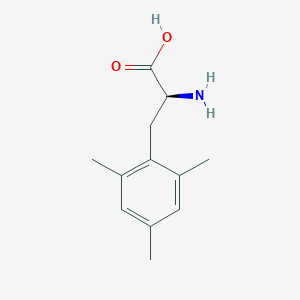 molecular formula C12H17NO2 B131173 (2S)-2-氨基-3-(2,4,6-三甲基苯基)丙酸 CAS No. 146277-47-6
