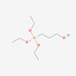 molecular formula C9H22O4Si B13117351 3-(Triethoxysilyl)propan-1-ol CAS No. 53394-61-9