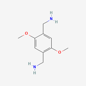 molecular formula C10H16N2O2 B13117365 (2,5-Dimethoxy-1,4-phenylene)dimethanamine 