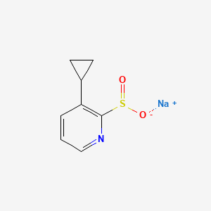 Sodium 3-cyclopropylpyridine-2-sulfinate