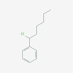 molecular formula C12H17Cl B13117399 (1-Chlorohexyl)benzene 