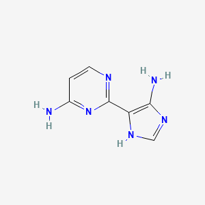 2-(4-Amino-1H-imidazol-5-yl)pyrimidin-4-amine