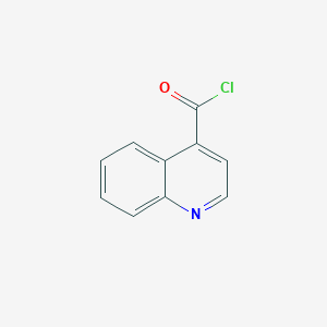 molecular formula C10H6ClNO B1311743 4-喹啉甲酰氯 CAS No. 50821-72-2