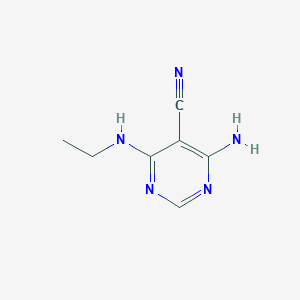 4-Amino-6-(ethylamino)pyrimidine-5-carbonitrile