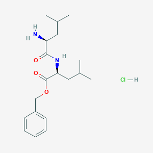 molecular formula C19H31ClN2O3 B13117481 Leu-Leu-Obzlhydrochloride 