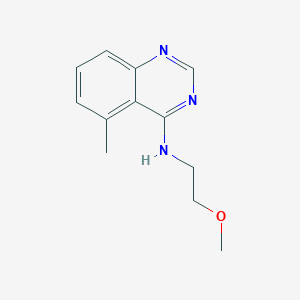 molecular formula C12H15N3O B13117505 N-(2-methoxyethyl)-5-methylquinazolin-4-amine 