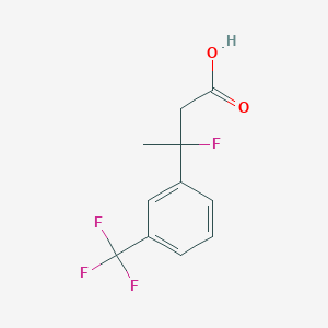 3-Fluoro-3-(3-(trifluoromethyl)phenyl)butanoic acid