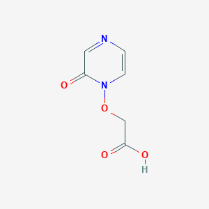 2-((2-Oxopyrazin-1(2H)-yl)oxy)acetic acid