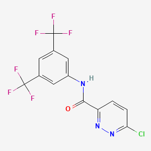 N-(3,5-Bis(trifluoromethyl)phenyl)-6-chloropyridazine-3-carboxamide