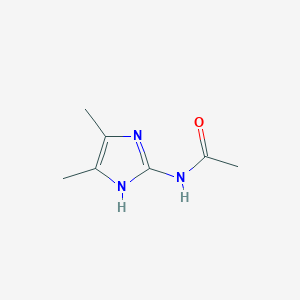 B1311754 N-(4,5-dimethyl-1H-imidazol-2-yl)acetamide CAS No. 40639-97-2