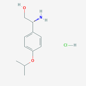 (R)-2-Amino-2-(4-isopropoxyphenyl)ethan-1-ol hydrochloride