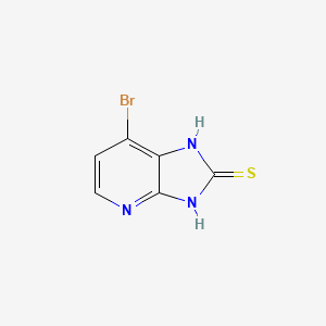 molecular formula C6H4BrN3S B13117580 7-Bromo-1,3-dihydro-2H-imidazo[4,5-b]pyridine-2-thione 