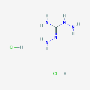 molecular formula CH9Cl2N5 B13117600 Hydrazinecarboximidhydrazidedihydrochloride 