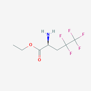 Ethyl (S)-2-amino-4,4,5,5,5-pentafluoropentanoate