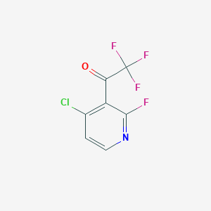 1-(4-Chloro-2-fluoropyridin-3-yl)-2,2,2-trifluoroethanone