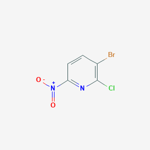 3-Bromo-2-chloro-6-nitropyridine