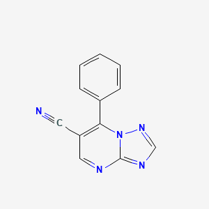 7-Phenyl-[1,2,4]triazolo[1,5-a]pyrimidine-6-carbonitrile