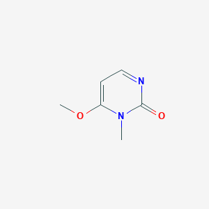 molecular formula C6H8N2O2 B13117722 6-Methoxy-1-methylpyrimidin-2(1H)-one 