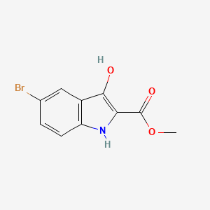 Methyl 5-bromo-3-hydroxy-1H-indole-2-carboxylate